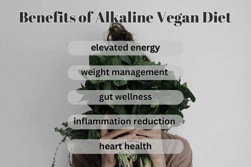 List of benefits of Alkaline Vegan Diet 