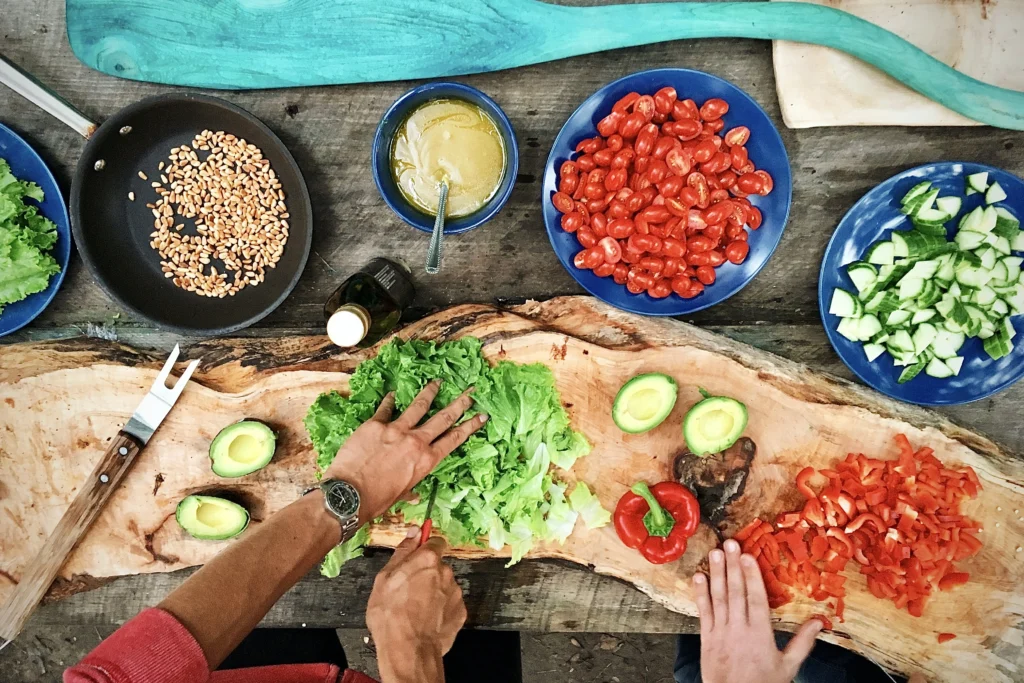 Healthy organic food