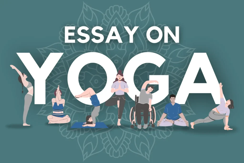 Essay on Yoga: People performing Different yoga poses