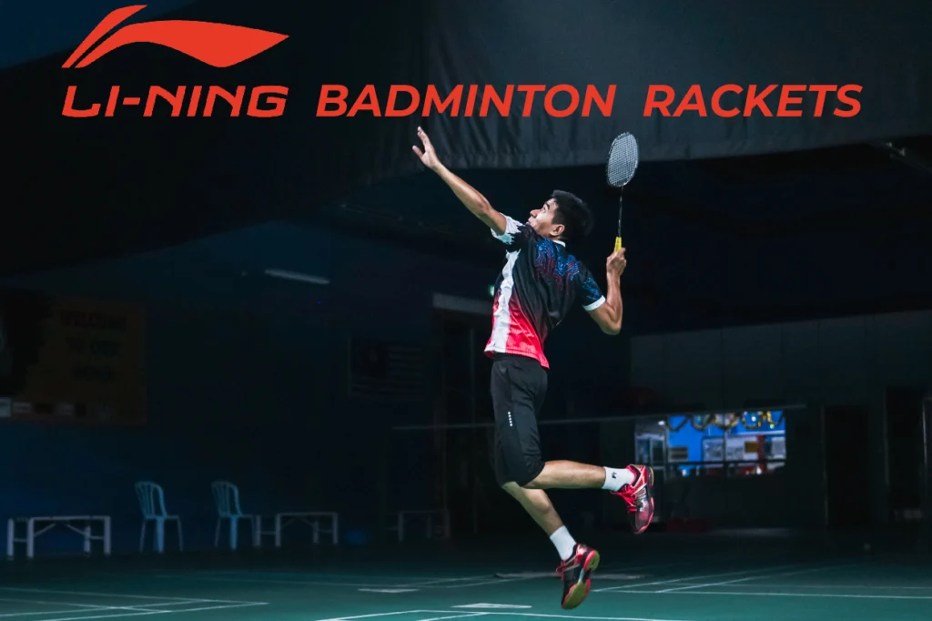 Li Ning Badminton: Man playing badminton